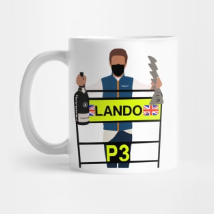 Lando Norris Imola Podium 2021 Mug